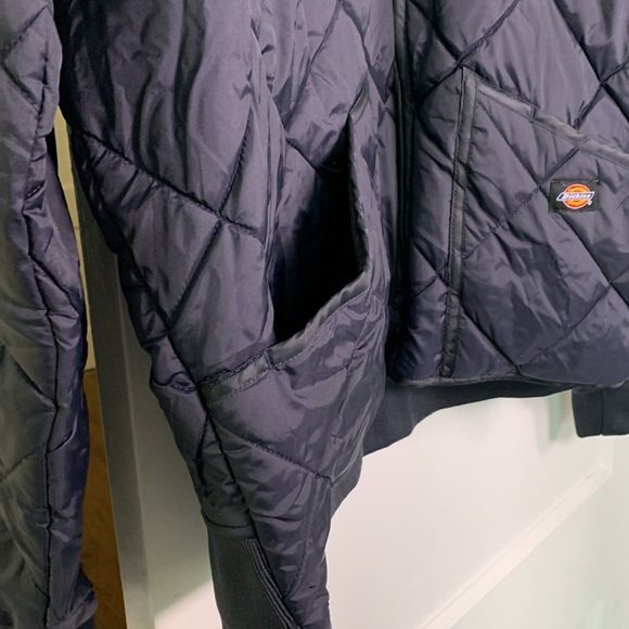 Dickies Diamond Quilted Jacket NWOT Work Coat Outdoors Zip Men’s 2 extra large - Picture 7 of 14